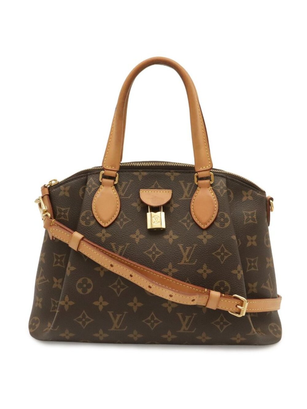 Louis Vuitton Monogram Rivoli PM Tote 2-Way Shoulder Bag Crossbody Key Missing - Picture 1 of 9